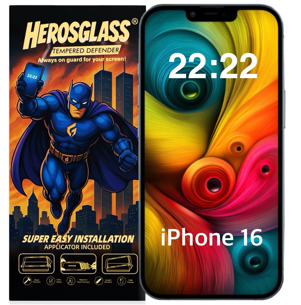 Tempered glass iphone 16 Szkło hartowane iPhone 16 - obrazek 1