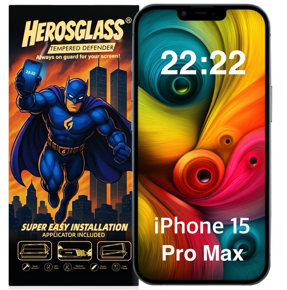 Tempered glass iphone 15 pro max Szkło hartowane iPhone 15 pro max - obrazek 1