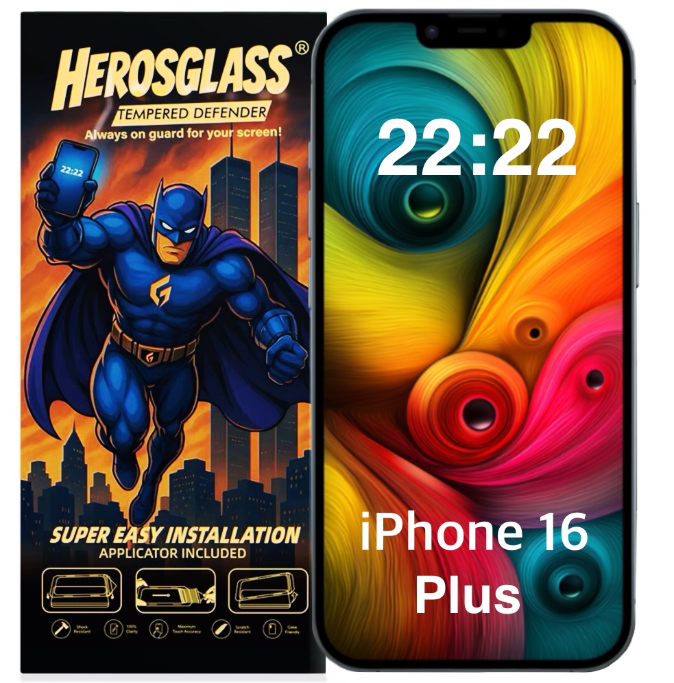Tempered glass iphone 16 plus Szkło hartowane iPhone 16 plus - obrazek 1